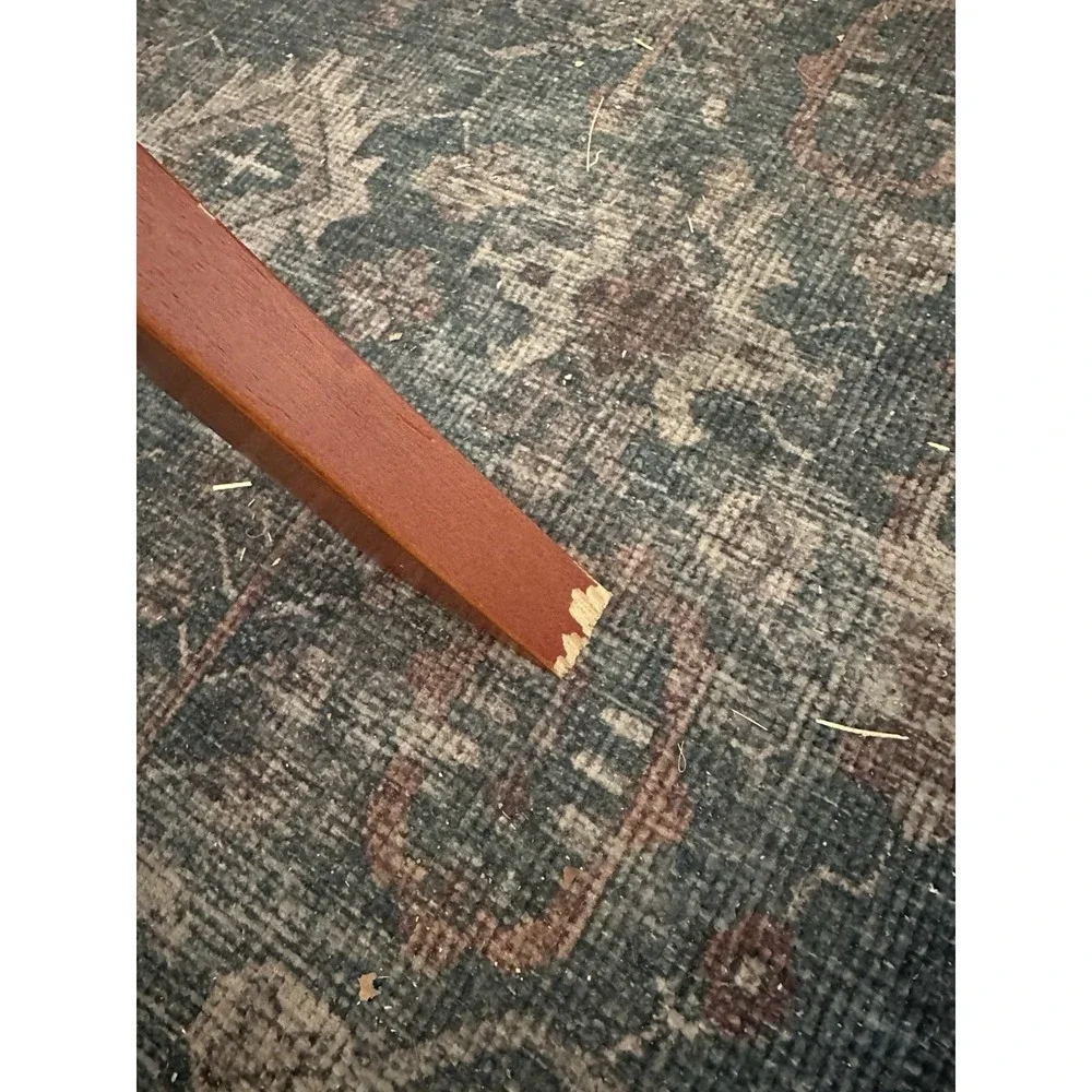 Vintage Suitcase Luggage Rack Holder Folding Wooden Reddish-Brown